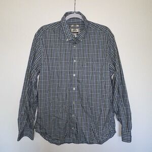 Jos. A. Bank 1905 W/ Brrr Comfort Stretch Tailored Fit Men's Blue Plaid Size XL